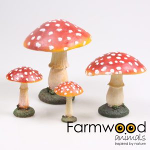 decoratie groothandel online - polyresin paddenstoelen